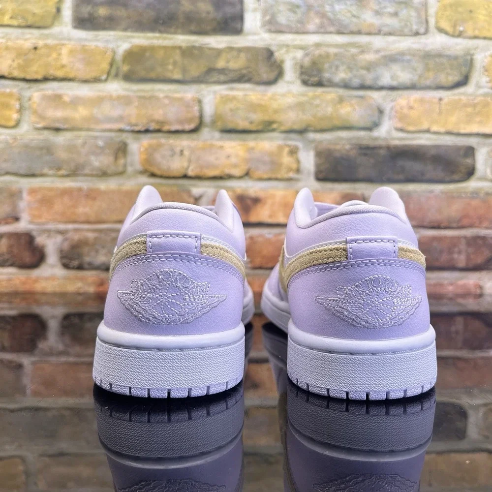Women's Size 6 - Nike Air Jordan 1 Low Casual Shoe Grape Lemon Wash DC0774-501